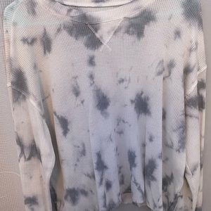 hollister waffle long sleeve tee
